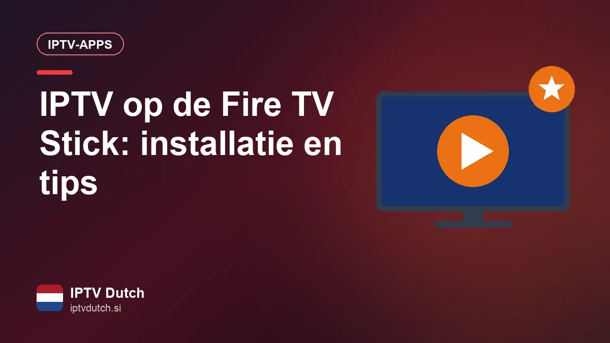 Fire TV Stick en IPTV: installeren, instellen en sneller maken Fire TV Stick met een IPTV-app op een televisie