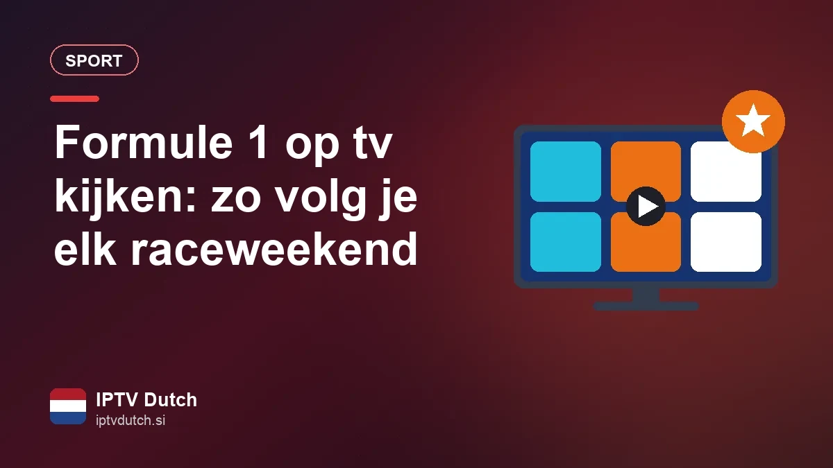 Formule 1 op tv kijken vanaf de bank